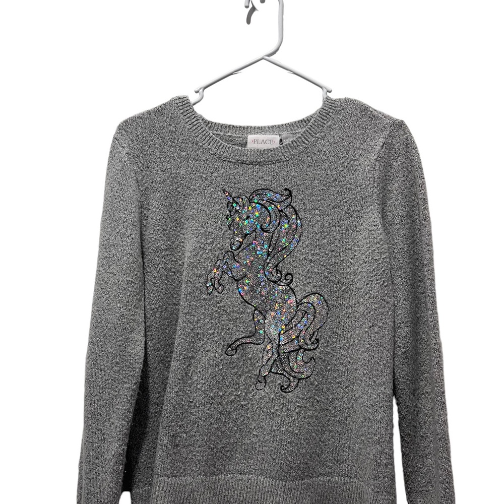 Child’s Place Flip sparkly sweatshirt with sequence